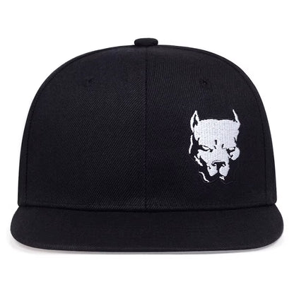 Unisex Dog Head Embroidery Embroidery Hip-Hop Hats Outdoor Adjustable Casual Baseball Caps Sunscreen Hat