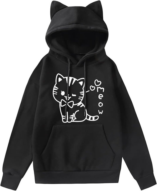 Cat Hoodies for Women Teen Girls