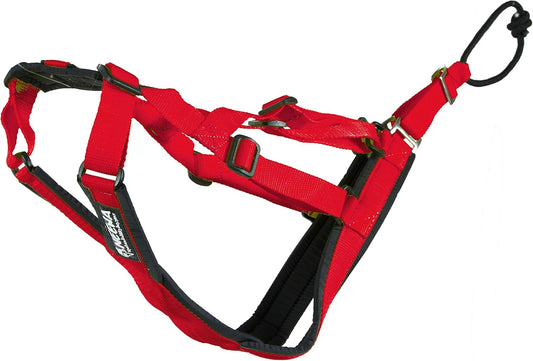 Adjustable Sled Pro Harness (Small, Red), Dog Harness Large Breed, Dog Pulling Harness, Giant Dog Harness, Sled Harness for Pulling, Great for Dog Joring