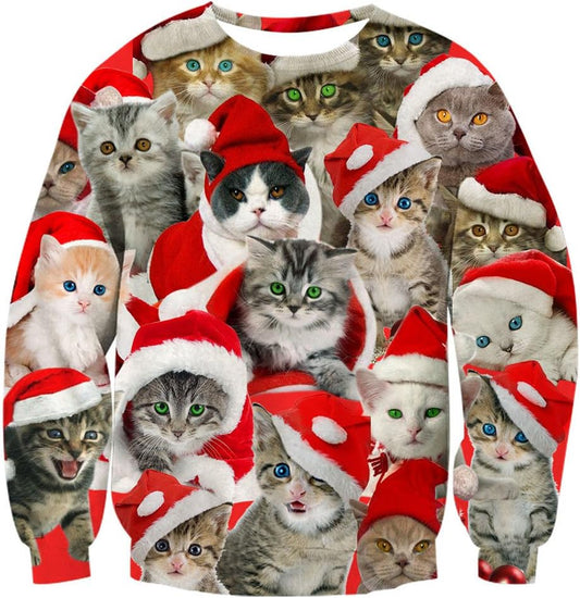 Christmas Sweatshirt for Men Women Funny Pullover Xmas Top